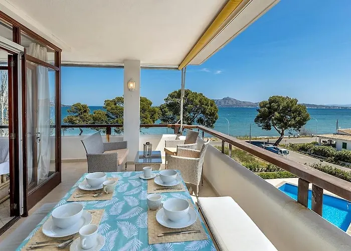 Llenaire 2, Sea View, Pool, Ac Апартаменти Порт-де-Польєнса